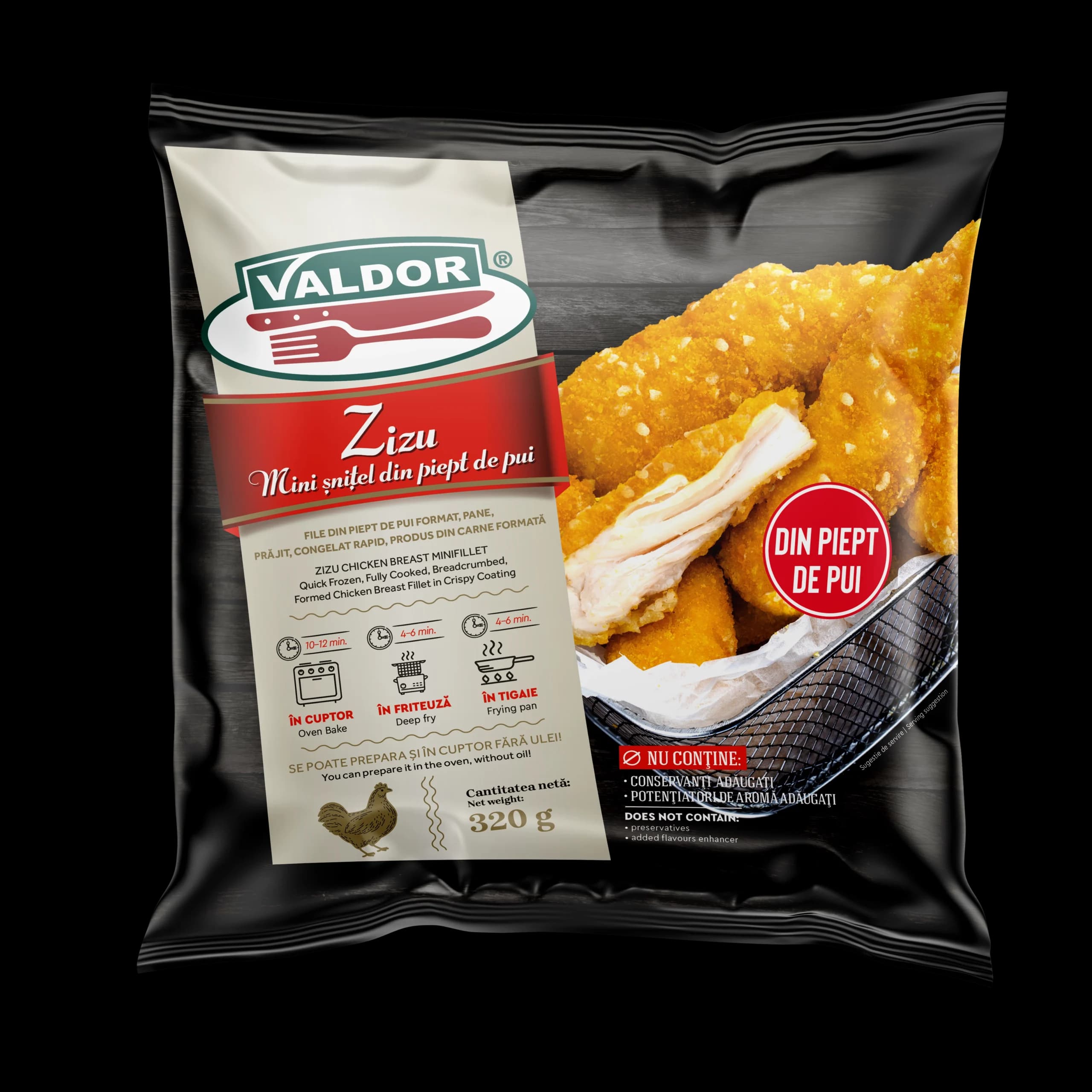 PIEPT CRISPY PUI PG 500 GR ZIZU